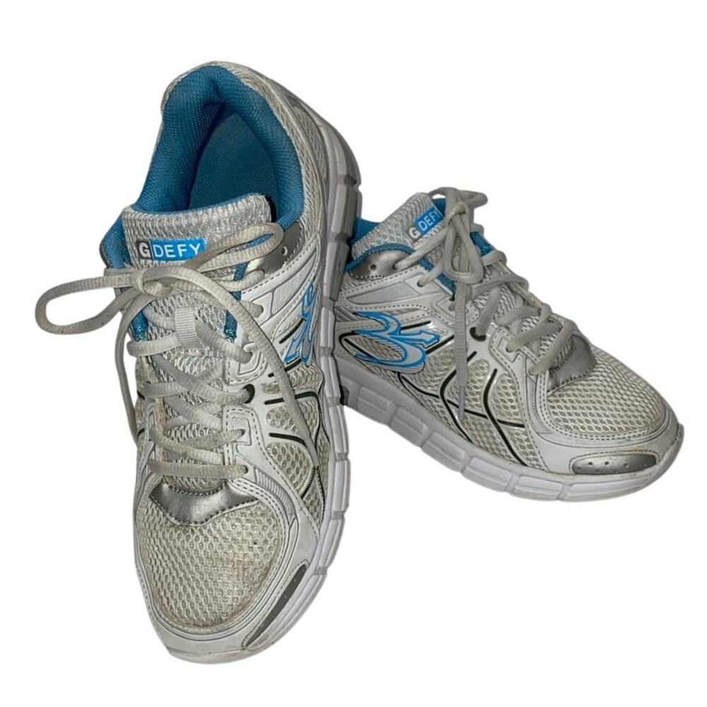 Gravity Defyer Size 9.5 Women's Athletic Silver Walking Shoes TB9004FWSU GDEFY